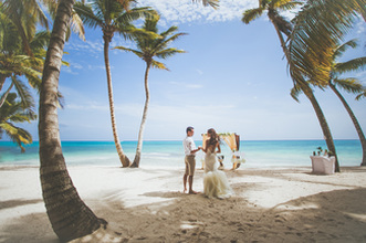 Wedding on the island Saona