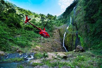 Полет на вертолете на водопад Ла Хальда 